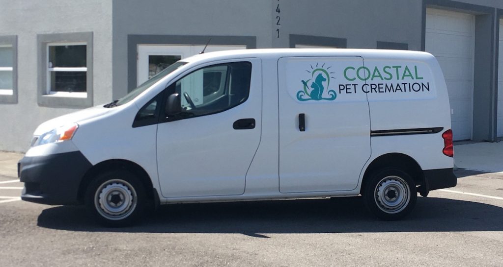 Coastal Pet Cremation Transportation Van