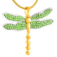 Dragonfly Green Necklace