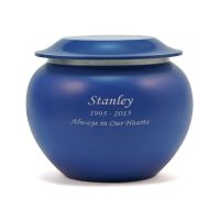 Sky Blue Pagoda Extra Small Urn